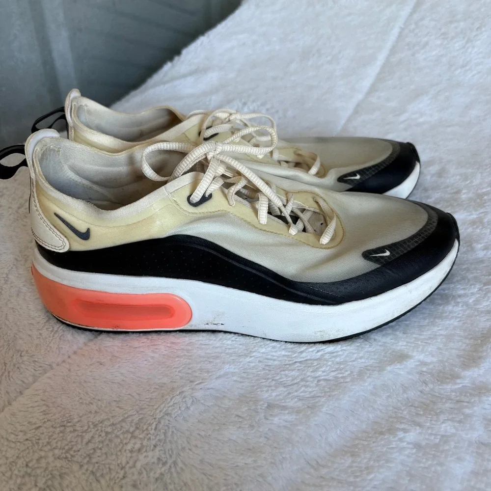 Nike Air Max Dia Women Pale Ivory Black Hyper Crimson AQ4312-101 Sneakers